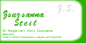 zsuzsanna steil business card